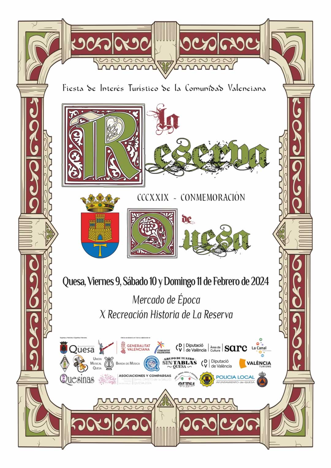 Festividad de la Reserva de Quesa (Valencia) 2024