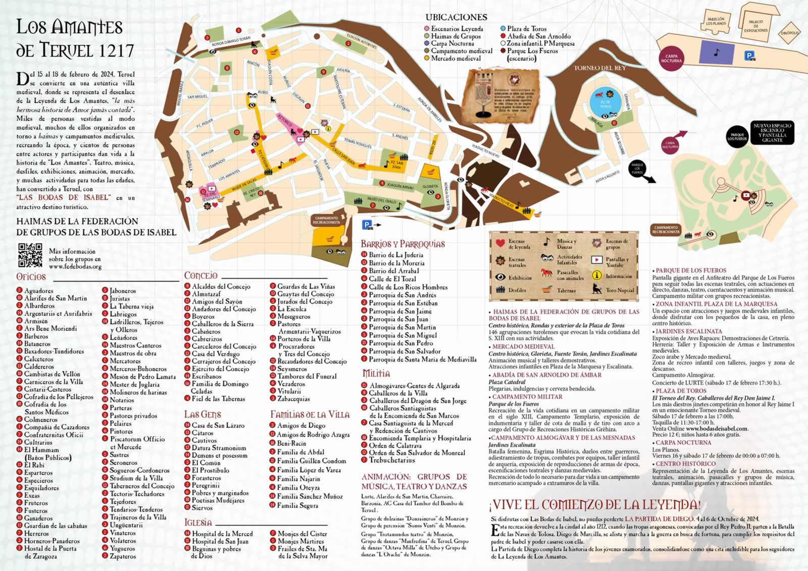 Mercado Medieval De Las Bodas De Isabel De Segura El Mercado Medieval de Teruel 2024 mapa