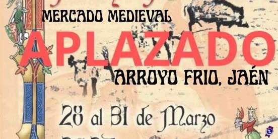 Aplazado – Mercado Medieval De ARROYO FRIO (JAEN) 2024