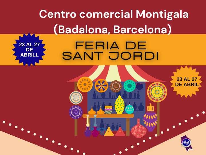 Feria de DE ARTESANIA en el Centro comercial Montigala de BADALONA (BARCELONA) 2024
