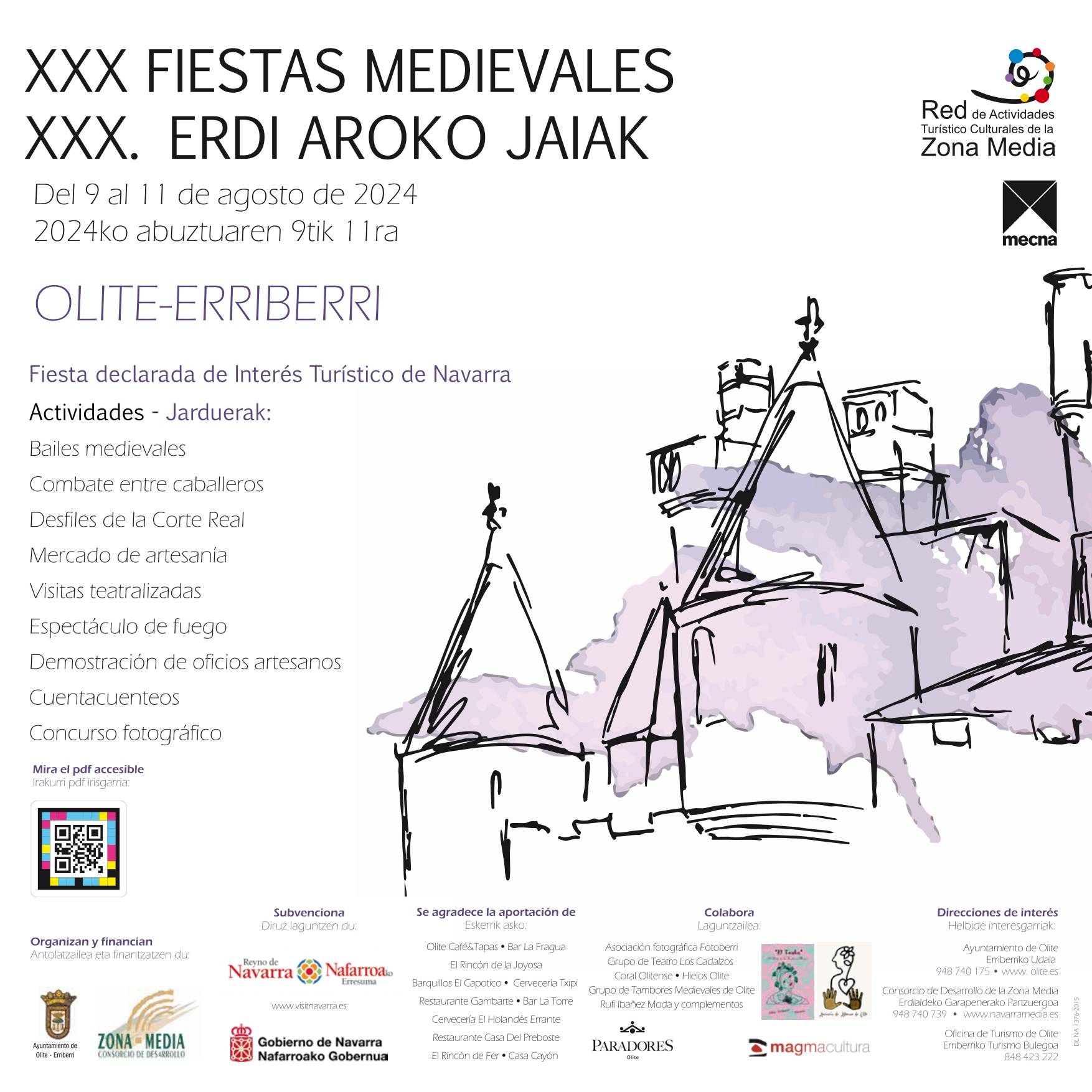 Mercado Medieval XXX Fiestas Medievales Olite/Erriberri 2024