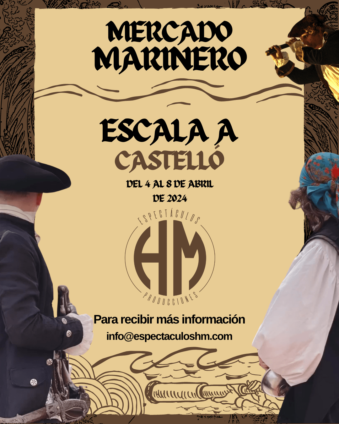 MERCADO MARINERO ESCALA A CASTELLÓ DEL 4 AL 8 DE ABRIL 2024