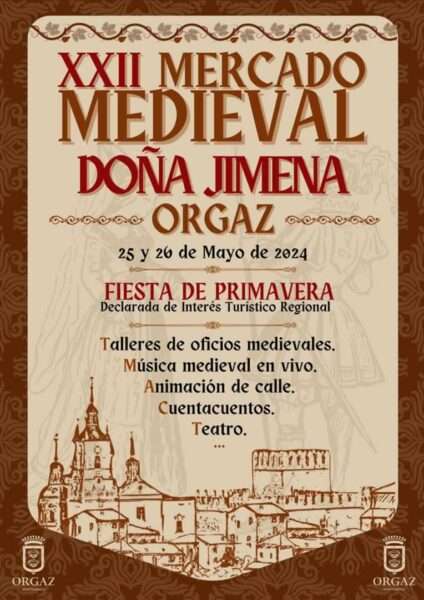 XXII Mercado Medieval «Doña Jimena» de Orgaz (Toledo)