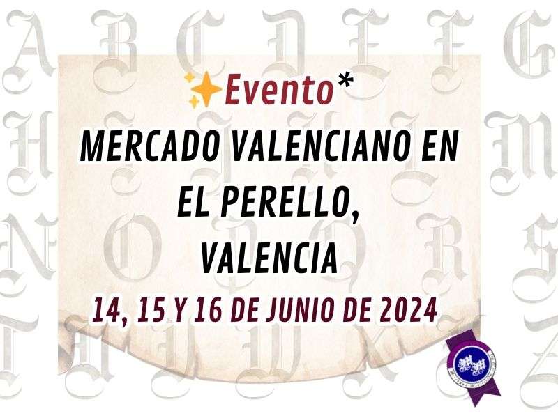 MERCADO VALENCIANO EN EL PERELLO , VALENCIA 2024