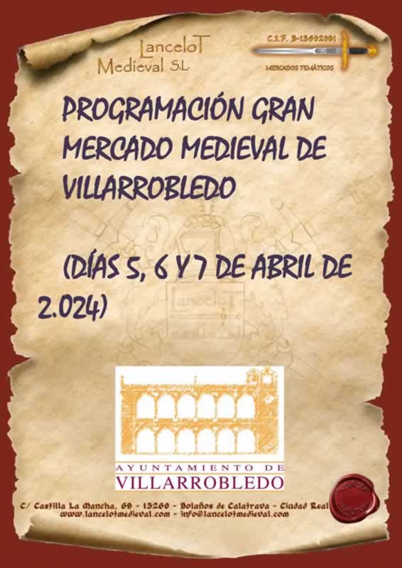 GRAN MERCADO MEDIEVAL DE VILLARROBLEDO (Albacete) 2024