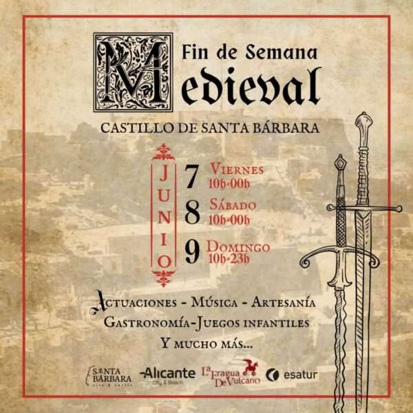 MERCADO MEDIEVAL ALICANTE – CASTILLO DE SANTA BÁRBARA 2024