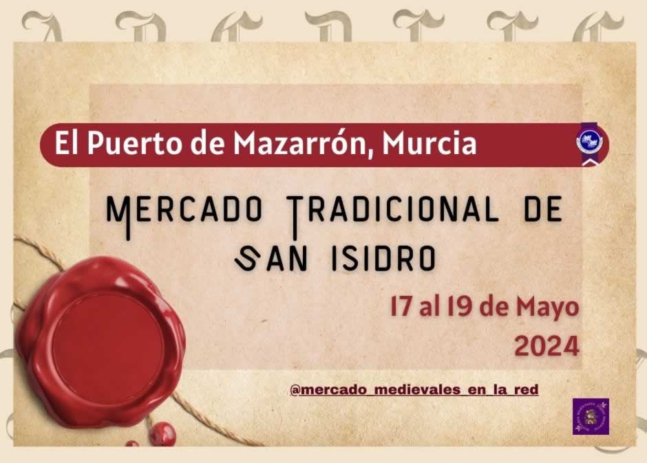 Mercado tradicional de San Isidro en el Puerto de Mazarrón (Murcia) 2024