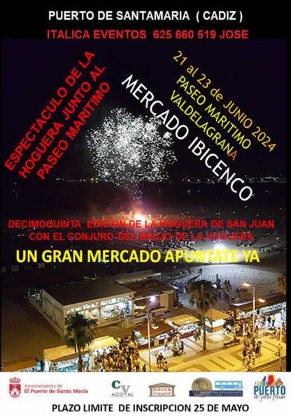 Mercado Ibicenco de Valdelagrana (Puerto de Santa Maria) Cádiz 2024