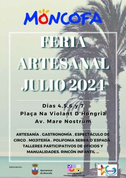 Feria Artesanal de Moncofa (Castellón) 2024