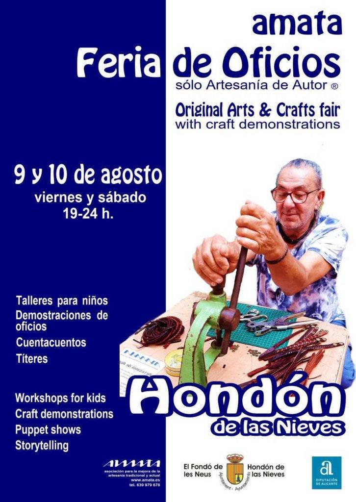 Feria de Oficios Hondón de las Nieves (Alicante) 2024