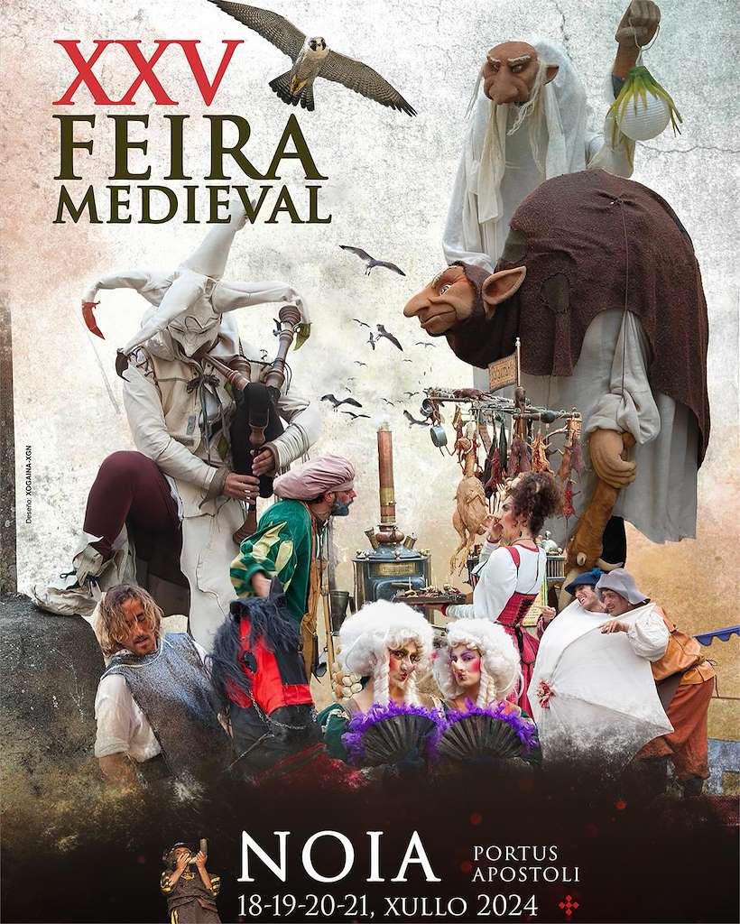 Feria Medieval de Noia (La Coruña) 18 al 21 de julio 2024