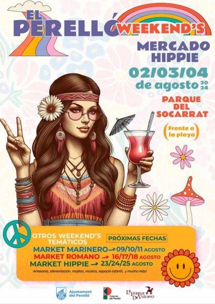 Market Hippie-EL PERELLÓ WEEKEND´S (VALENCIA) 2024 *