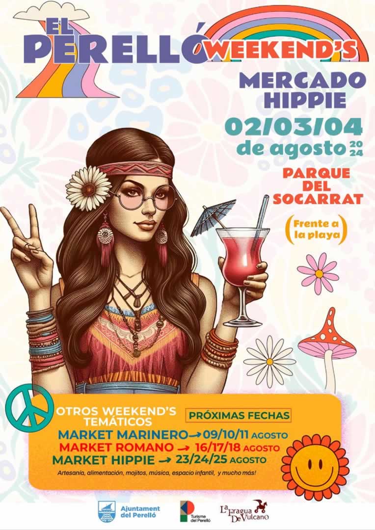 Market Hippie-EL PERELLÓ WEEKEND´S (VALENCIA) 2024 *