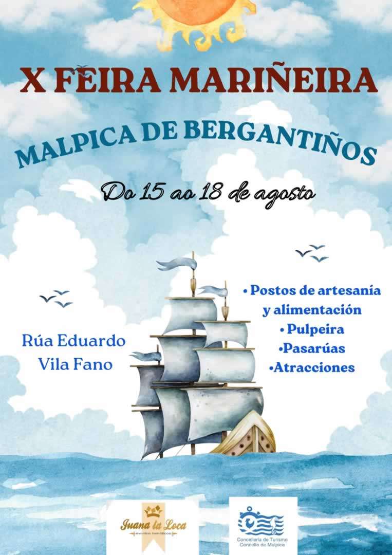 X Mercado Marinero en Malpica de Bergantiños (A Coruña) 2024