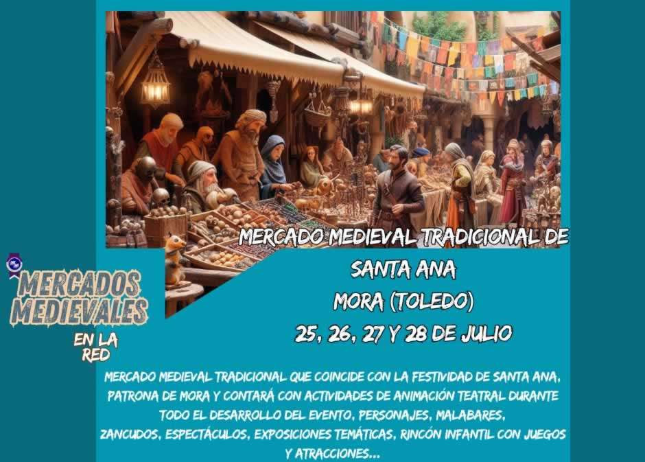 Mercado Medieval Tradicional De Santa Ana de Mora (Toledo) 2024