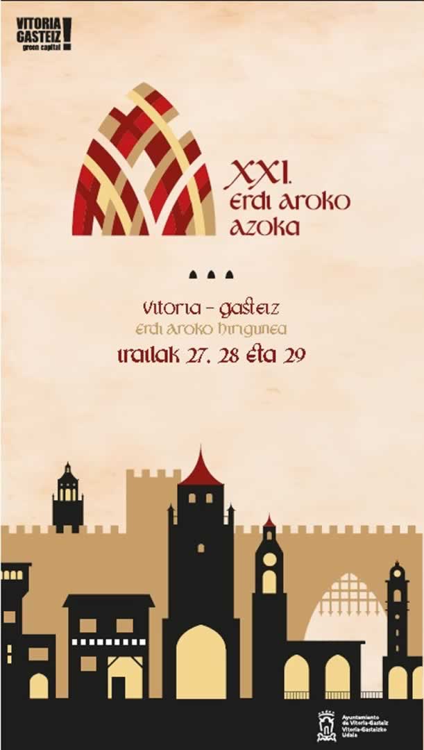 Mercado Medieval en el casco histórico de Vitoria (Alava)