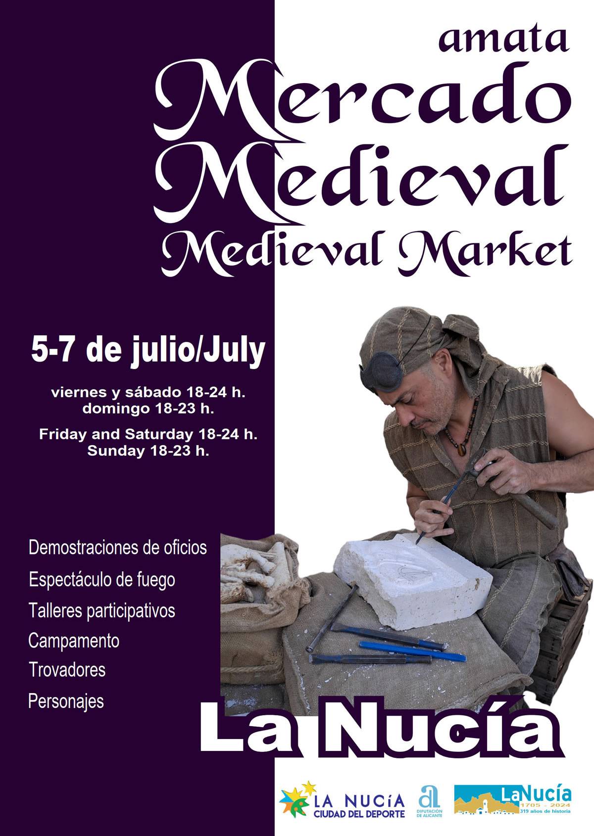 Mercado Medieval de La Nucia (Alicante) 2024