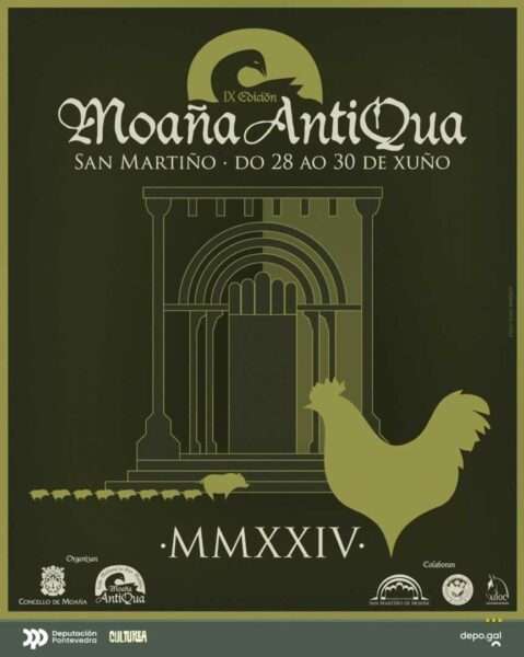 Programación de la Festa medieval Moaña Antiqua en Moaña, Pontevedra 2024