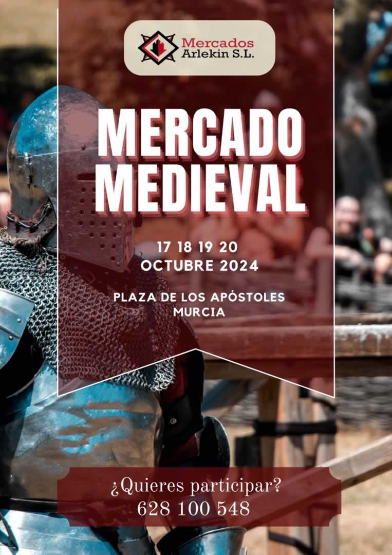 Mercado Medieval de la plaza de Los Apóstoles de Murcia 2024