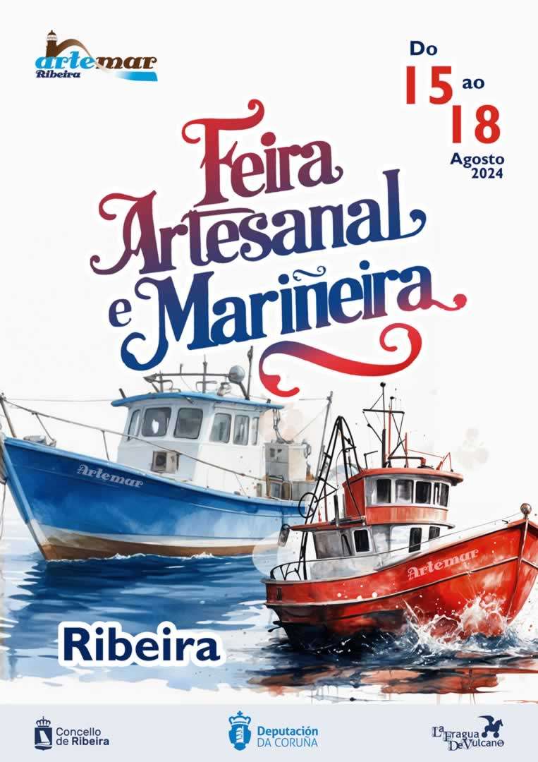 Feria Artesanal y Marinera Artemar 2024 Ribeira (A Coruña)