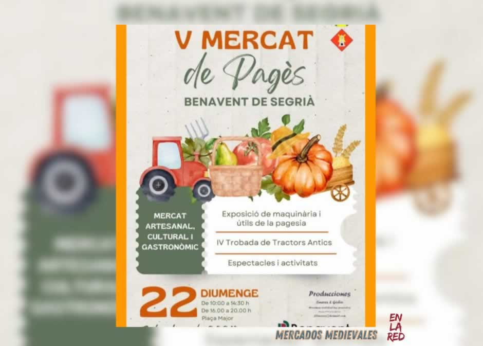 V Mercado del Pagès de Benavent de Segria ( Lleida ) 2024