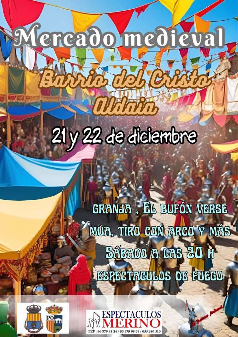 Mercado Medieval Barrio de Cristo de Aldaia 2024 (Valencia)
