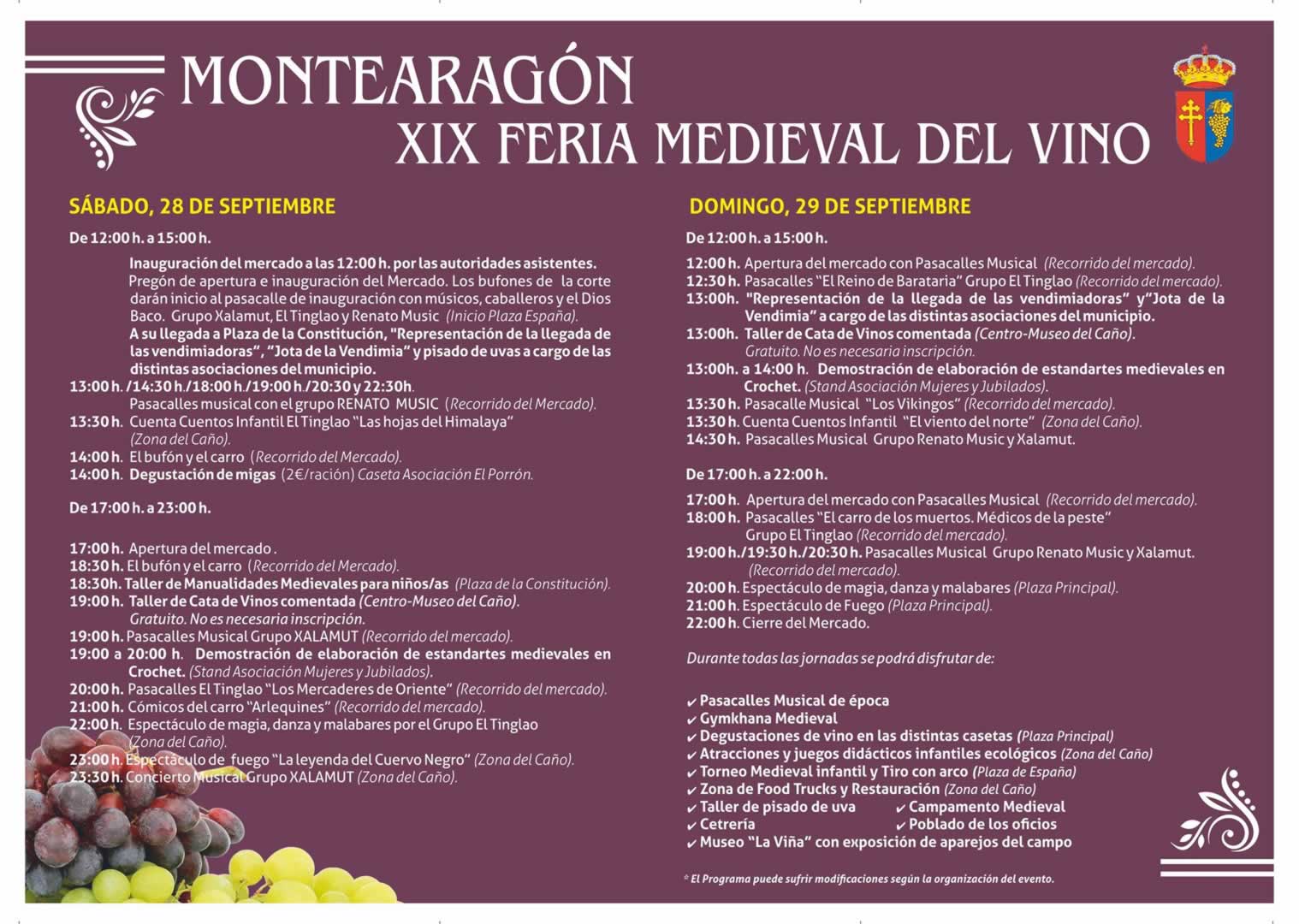 Feria Medieval del Vino de Montearagón