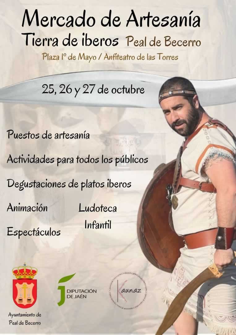 Mercado de artesanía “Tierra de iberos” de Peal de Becerro 2024 (Jaén)
