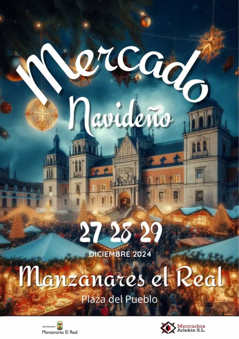 Mercado de Navidad de Manzanares El Real 2024 (Madrid)
