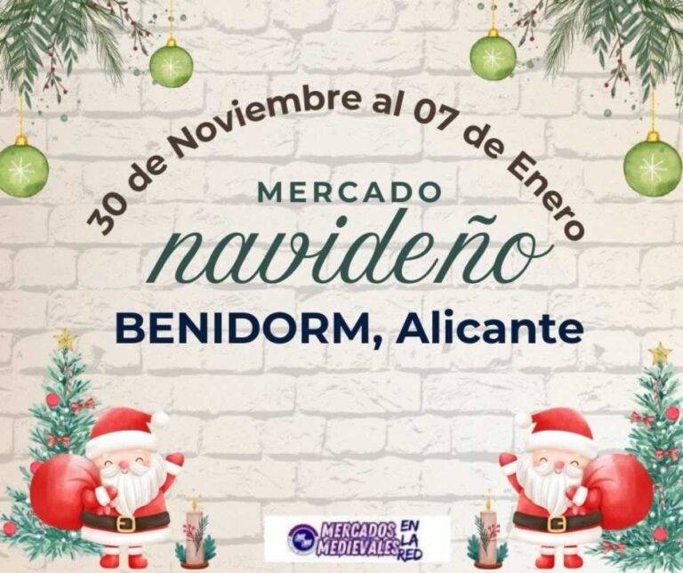 Mercado Navideño de Benidorm 2024 (Alicante)