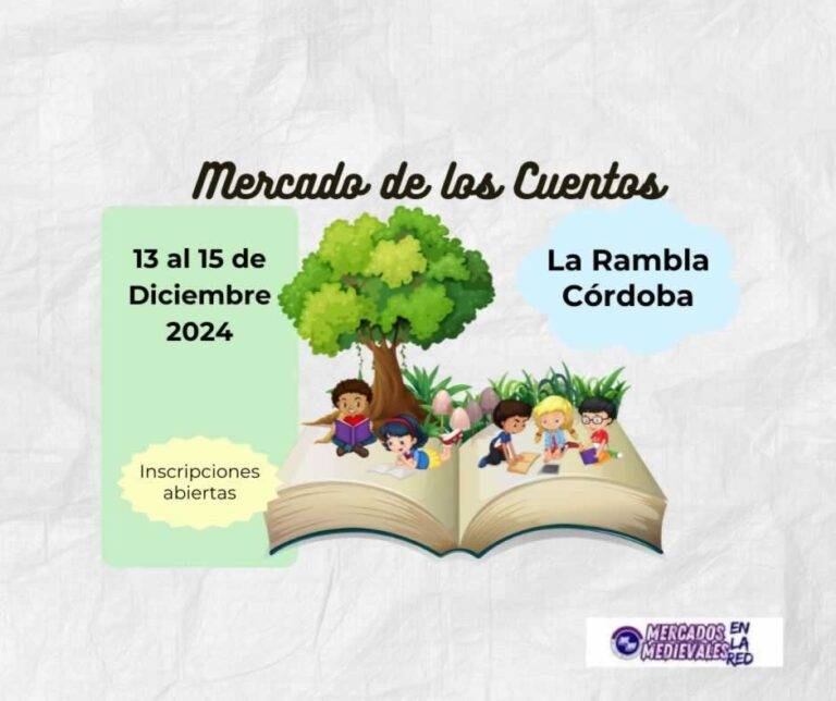 Mercado de Los Cuentos en La Rambla 2024 (Córdoba)
