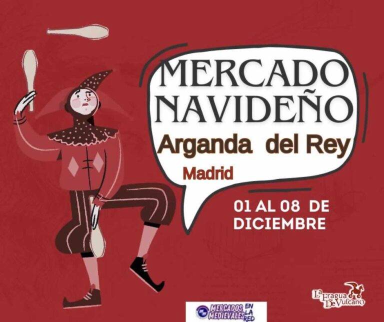 Mercado Navideño En Arganda Del Rey (Madrid)