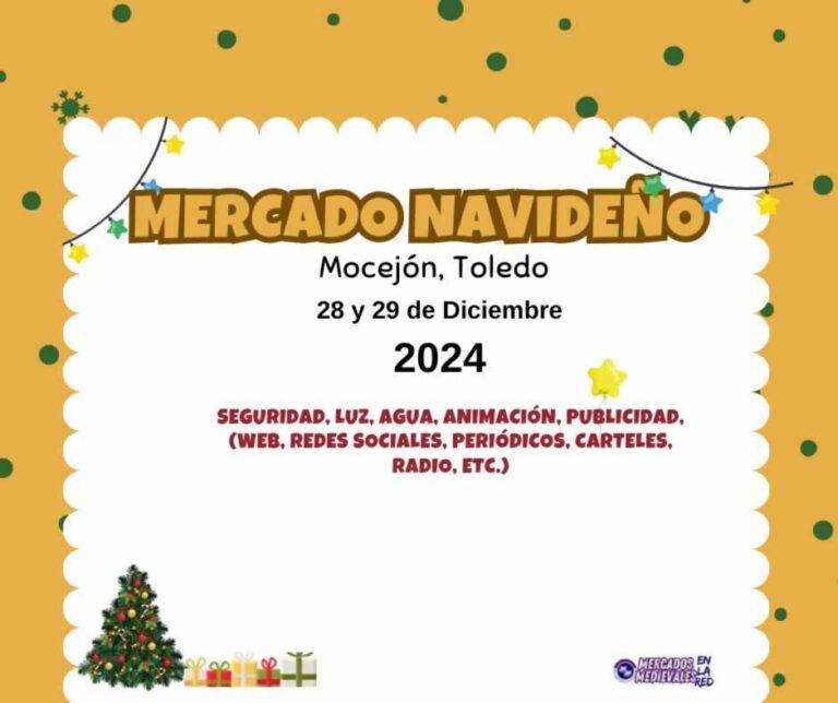 Mercado de Navidad de Mocejón 2024 (Toledo)