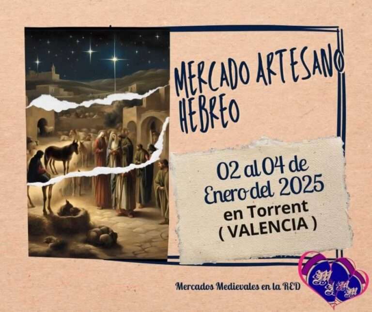 Mercado Artesano – Hebreo en Torrent 2025 (Valencia)