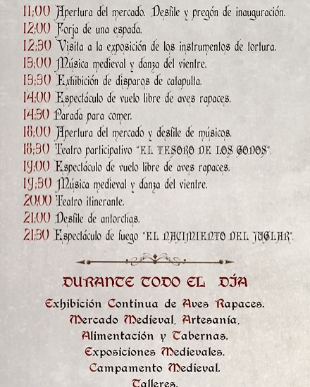 Mercado Medieval de Auñón (Guadalajara) 2025