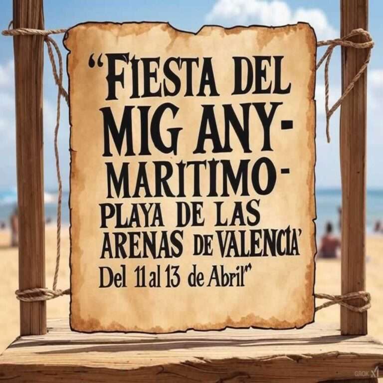 Fiesta Del “Mig Any -Maritimo 2025” Playa de las Arenas, Valencia 2025