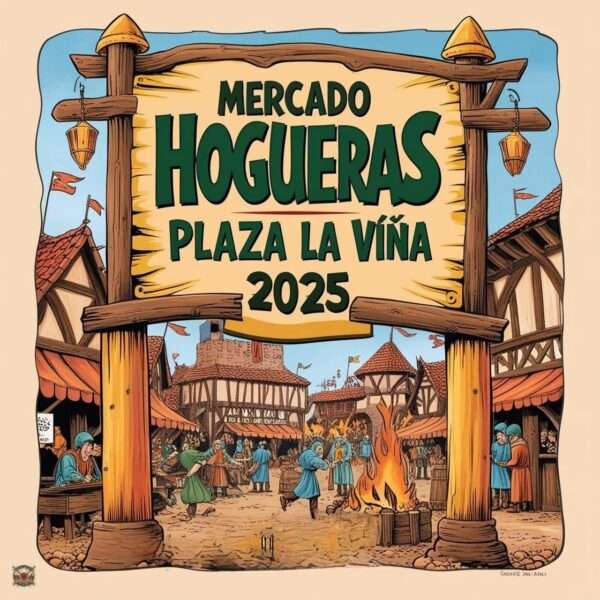 Mercado Hogueras Plaza La Viña en Alicante capital 2025