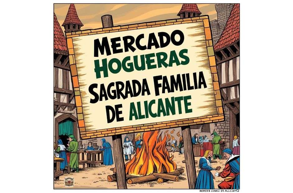Mercado Hogueras Sagrada Familia de Alicante 2025