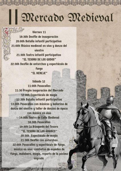 Mercado Medieval de Almoguera (Guadalajara) 2025