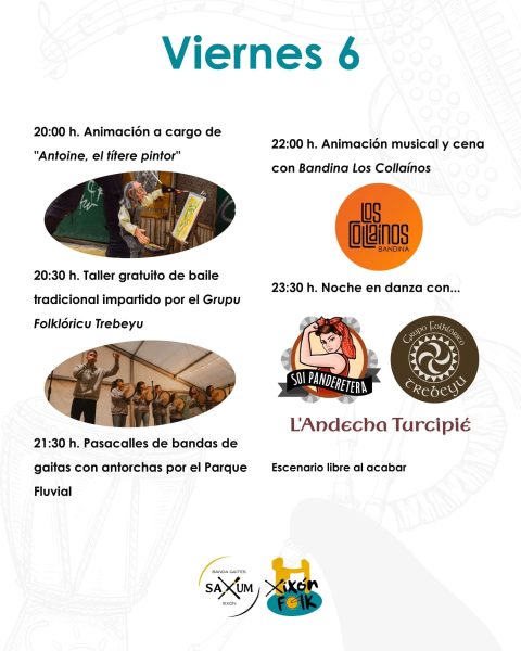 Mercado Artesanal Xixón Folk en Gijón (Asturias), 06 al 08 de Junio 2025