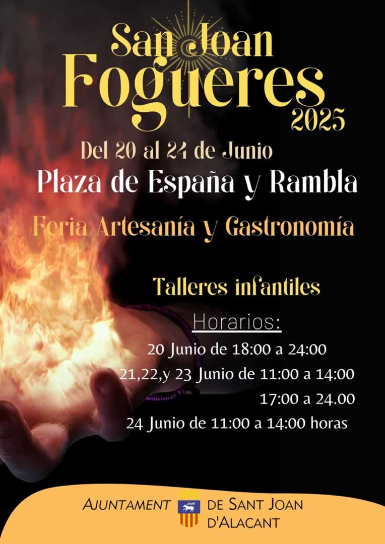 Feria Fogueres de San Juan (San Juan de Alicante) 2025