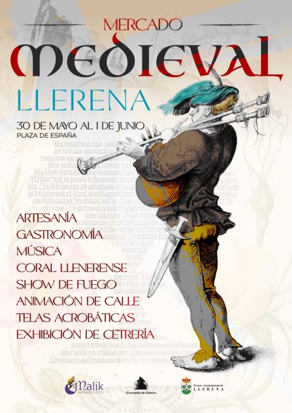 Mercado Medieval de Llerena (Badajoz) – 30, 31 de mayo y 1 de junio 2025