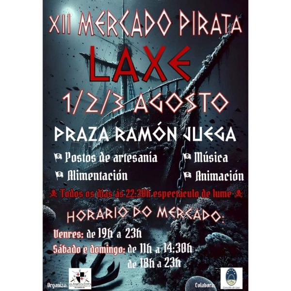 XII Mercado Pirata de Laxe (La Coruña) 2025