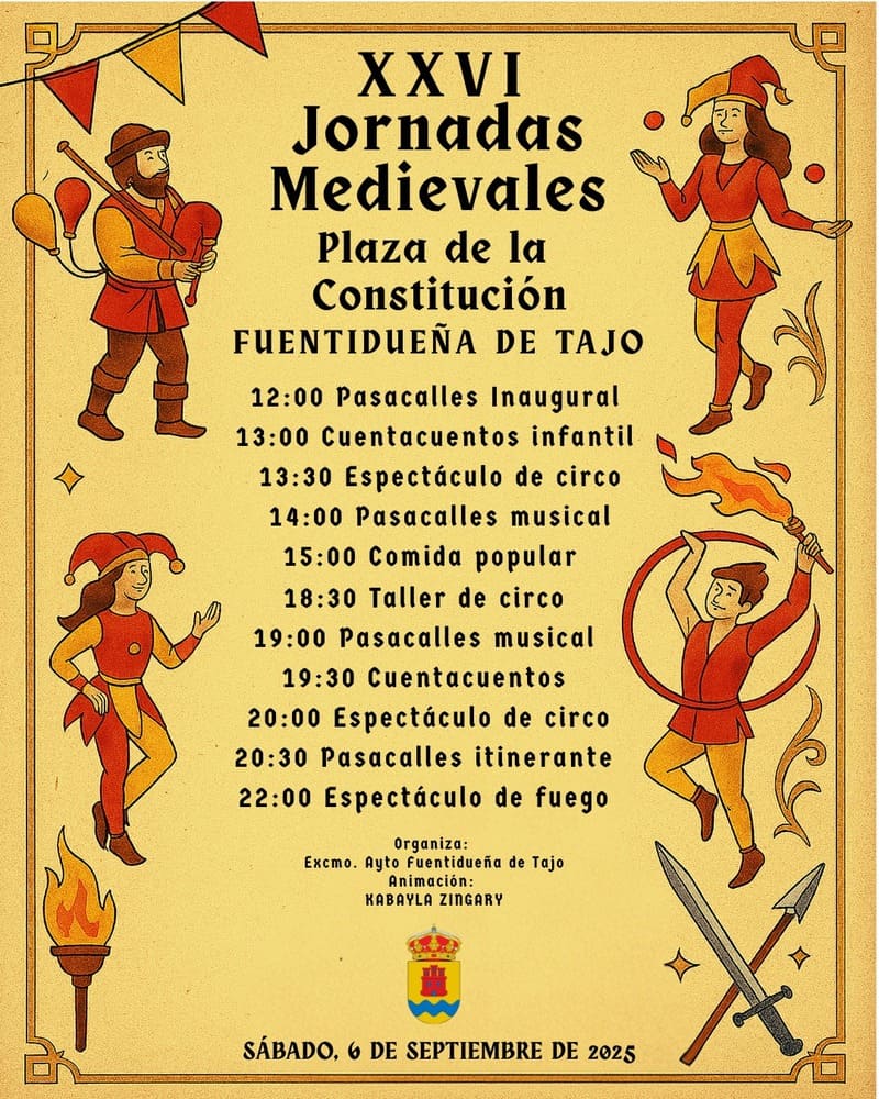 XXI Jornadas Medievales de Fuentidueña de Tajo 2025