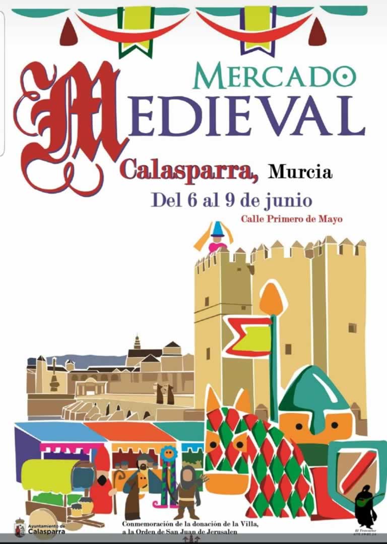 Mercado Medieval De Calasparra (Murcia) del 06 al 09 de Junio 2025