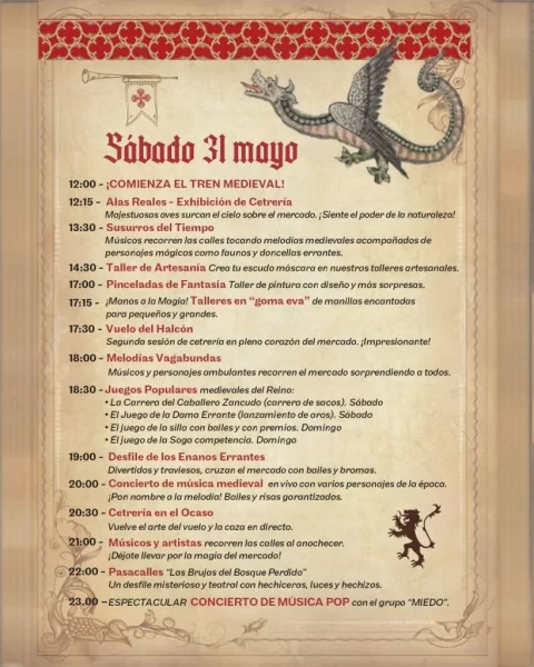 Mercado Medieval de Ogíjares (Granada) 30 de Mayo al 1 de Junio 2025