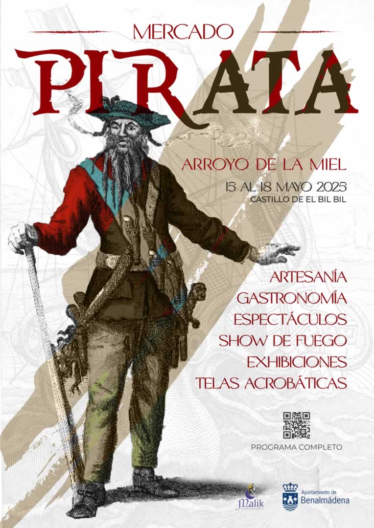Mercado Pirata en Arroyo de la Miel – Del 15 al 18 de mayo 2025
