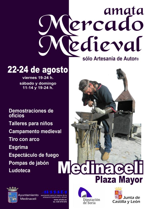Mercado Medieval de Medinaceli 2025 – Artesanía de Autor® y Espectáculos