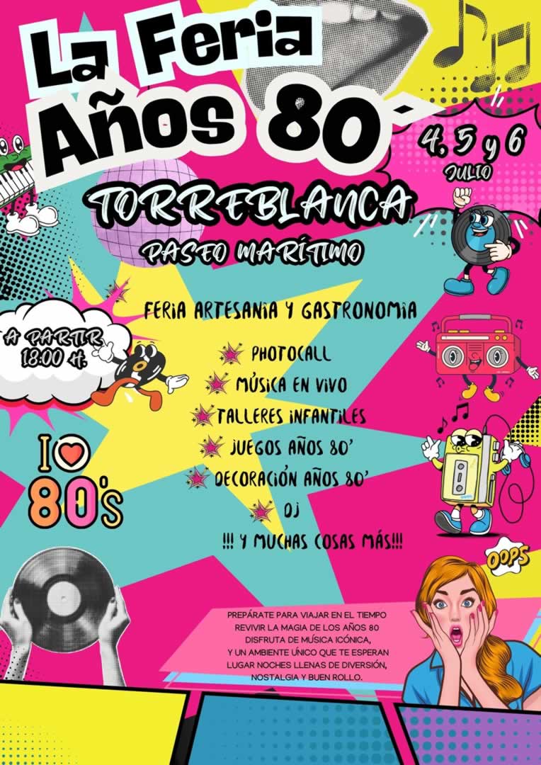 Feria Remember Años 80 | Torreblanca 2025