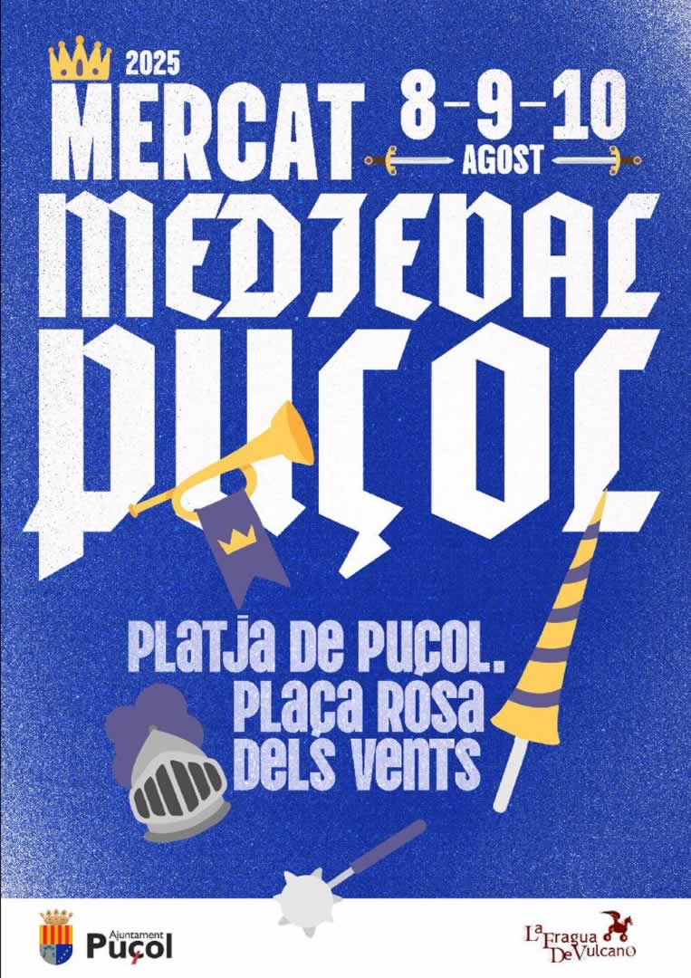 Mercado Medieval en la Playa de Puzol (Valencia) 2025
